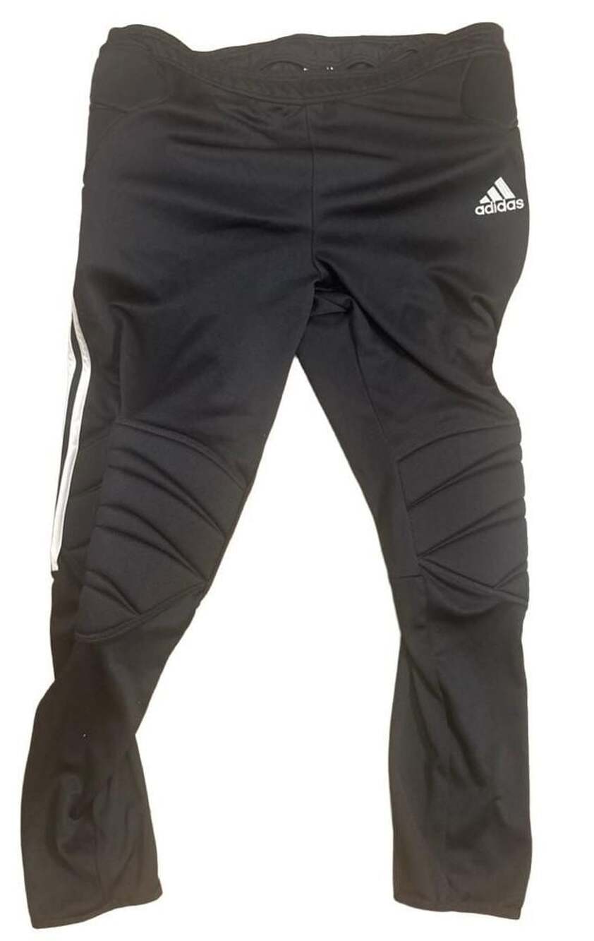 Adidas Tierro Goalkeeper Soccer Pants Black and White 2XL Climalite Goal w Pads
